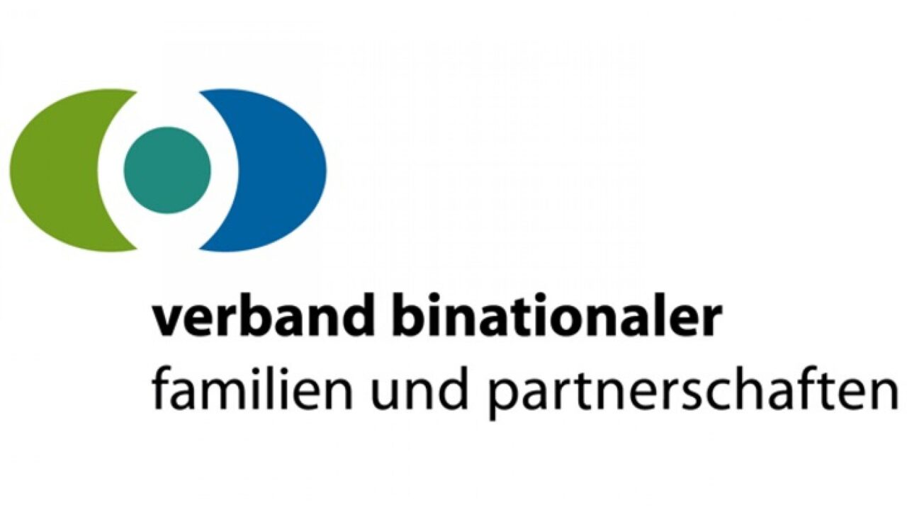 Das Logo vom Verband binationaler Familien und Partnerschaften.