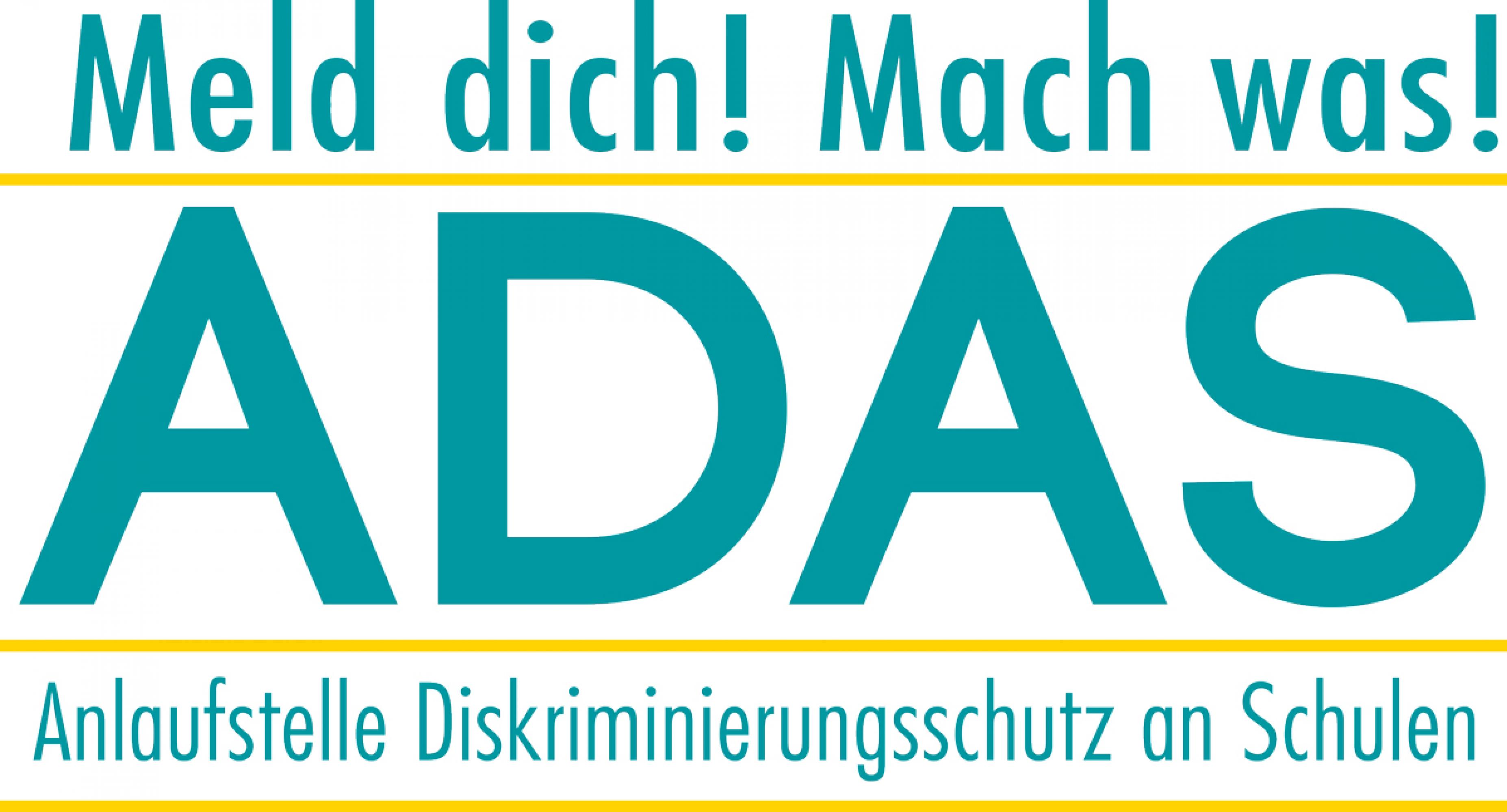 Das Logo von ADAS - Anlaufstelle Diskriminierungsschutz an Schulen