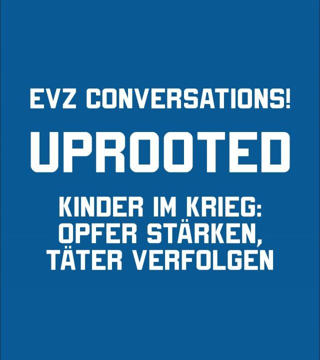 Plakat evz Conversations Uprooted